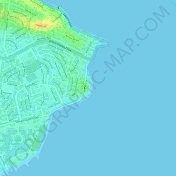 Sunrise Acres topographic map, elevation, terrain