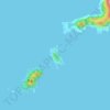 クロキ島 topographic map, elevation, terrain