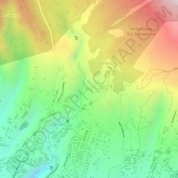 Outbond Ciwangun Indah Camp topographic map, elevation, terrain