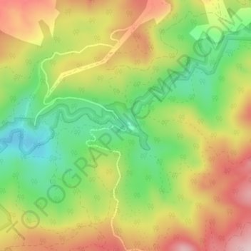 Aire River topographic map, elevation, terrain