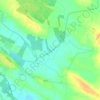 Termon River topographic map, elevation, terrain