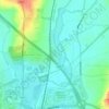 Roman Meadow Banbury Country Park topographic map, elevation, terrain