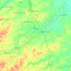 Beringin topographic map, elevation, terrain