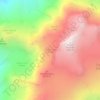 Upper Curtis Glacier topographic map, elevation, terrain