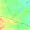 Natepute topographic map, elevation, terrain