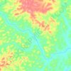 Yambi topographic map, elevation, terrain