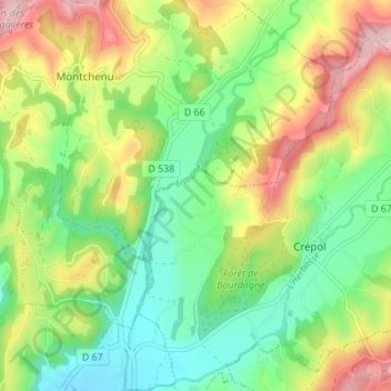 Limone topographic map, elevation, terrain