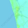 Ubhrat Beach topographic map, elevation, terrain