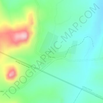 Il Polei topographic map, elevation, terrain