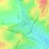 Markeaton topographic map, elevation, terrain