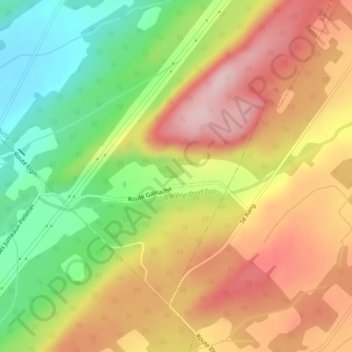 Rivière Port Joli topographic map, elevation, terrain