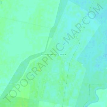 Novoaleksandrovka topographic map, elevation, terrain