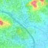 Kampung Sungai Raya topographic map, elevation, terrain