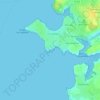 Plage des Dunes topographic map, elevation, terrain