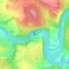 Kořensko topographic map, elevation, terrain