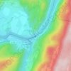 Barrage de Coiselet topographic map, elevation, terrain