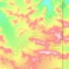 Fraser Glacier topographic map, elevation, terrain