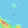 Kāohikaipu Island topographic map, elevation, terrain