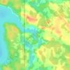 Whiteshell River topographic map, elevation, terrain