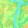 Брехово topographic map, elevation, terrain