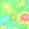 Itamar topographic map, elevation, terrain