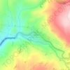 Saravan topographic map, elevation, terrain