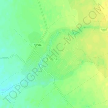 Ianoșda topographic map, elevation, terrain