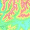 Severn River topographic map, elevation, terrain