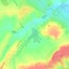 Saddington Reservoir topographic map, elevation, terrain