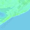 Southern Shores topographic map, elevation, terrain