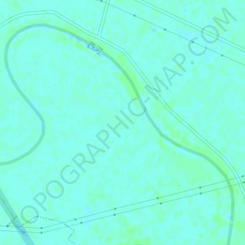 Xi River topographic map, elevation, terrain