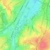 Cannon Hill Park topographic map, elevation, terrain