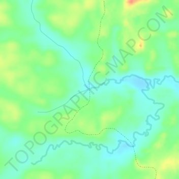 Sungai Lalang topographic map, elevation, terrain