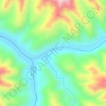 Tekeze topographic map, elevation, terrain