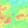 Strathbogie topographic map, elevation, terrain