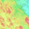 Nationalpark Plitvicer Seen topographic map, elevation, terrain