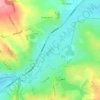 Endon Basin topographic map, elevation, terrain