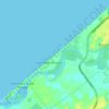 Seri Kenangan Beach topographic map, elevation, terrain