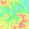 Rio das Palmeiras topographic map, elevation, terrain