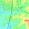 Carrington Hills Pond topographic map, elevation, terrain