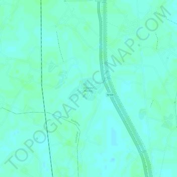 Jamalpur Nankari topographic map, elevation, terrain
