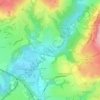 Etherow Country Park topographic map, elevation, terrain
