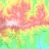 Sierra de Los Filabres topographic map, elevation, terrain