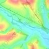 Frampton (Millennium Green) topographic map, elevation, terrain