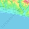 Brighton Beach topographic map, elevation, terrain
