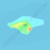 Bentley Island topographic map, elevation, terrain