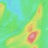 Lac Foncines topographic map, elevation, terrain