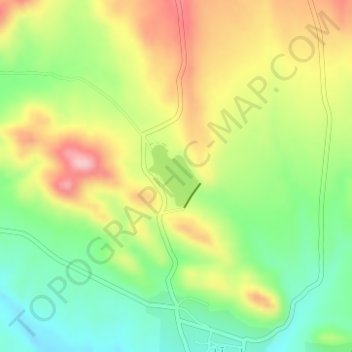 دریاچه سد گوغر topographic map, elevation, terrain