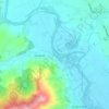 Fiume Volturno topographic map, elevation, terrain