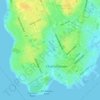 Watershed topographic map, elevation, terrain